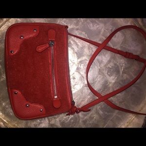 👛Coach orange crossbody leather👛